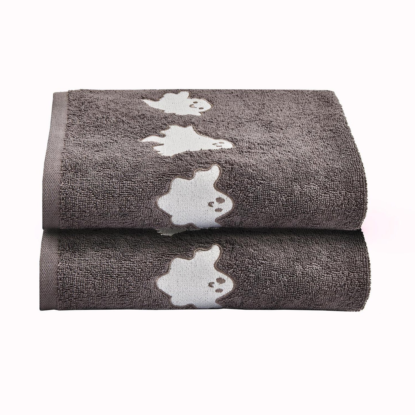 Spooky Ghosts Cotton Hand Towel 2pk