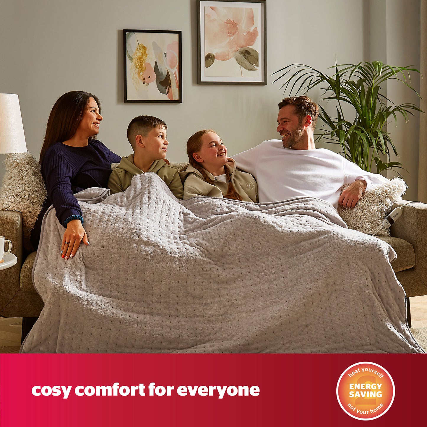 Silentnight Natural Comfort Control Heated Throw