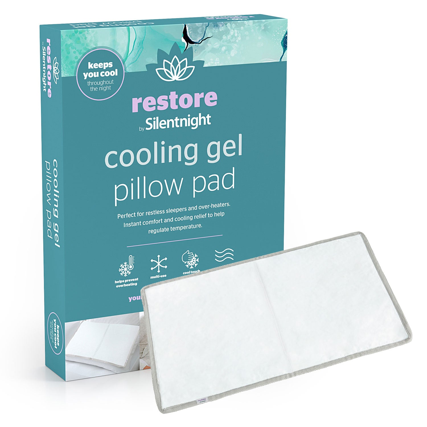 Silentnight Restore Cooling Gel Pillow Pad Julian Charles Home