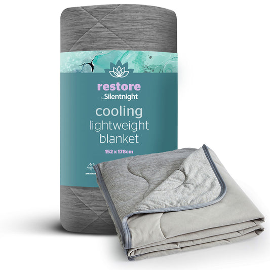 Silentnight Restore Grey Cooling Throw