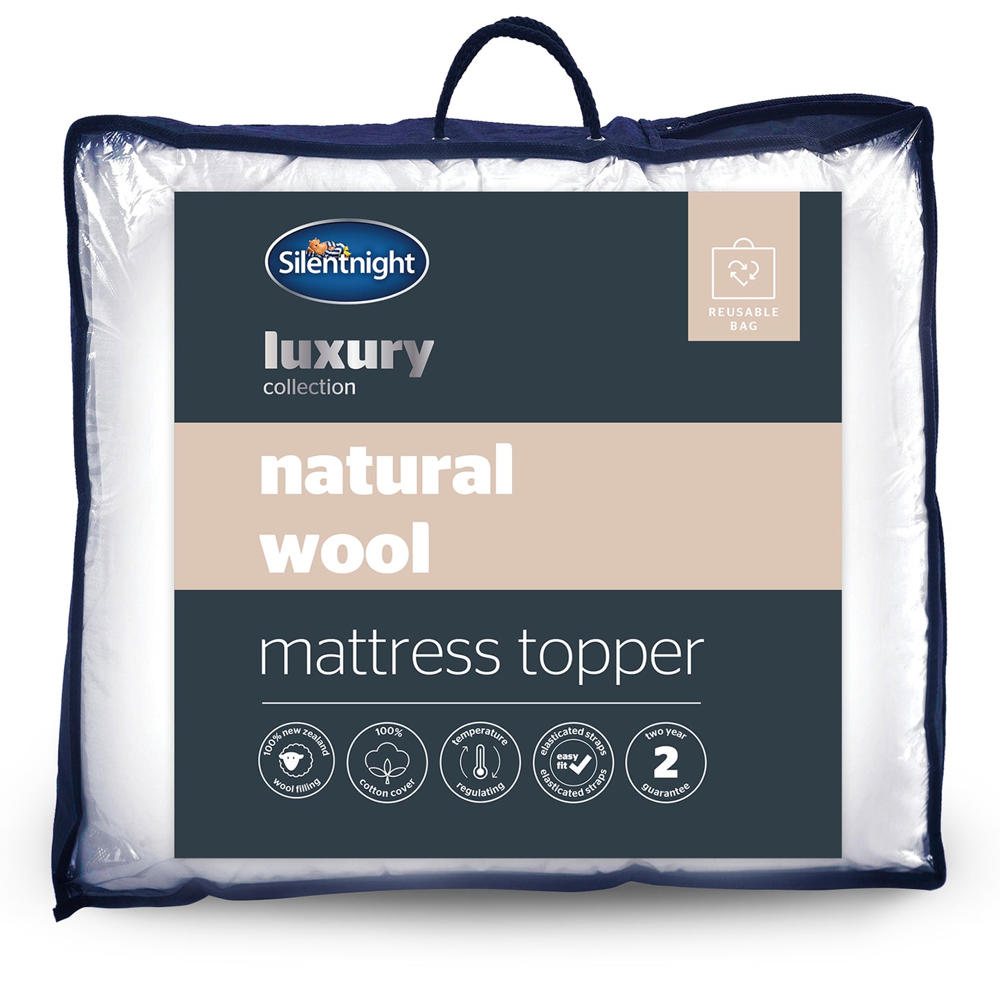 Silentnight Wool Mattress Topper