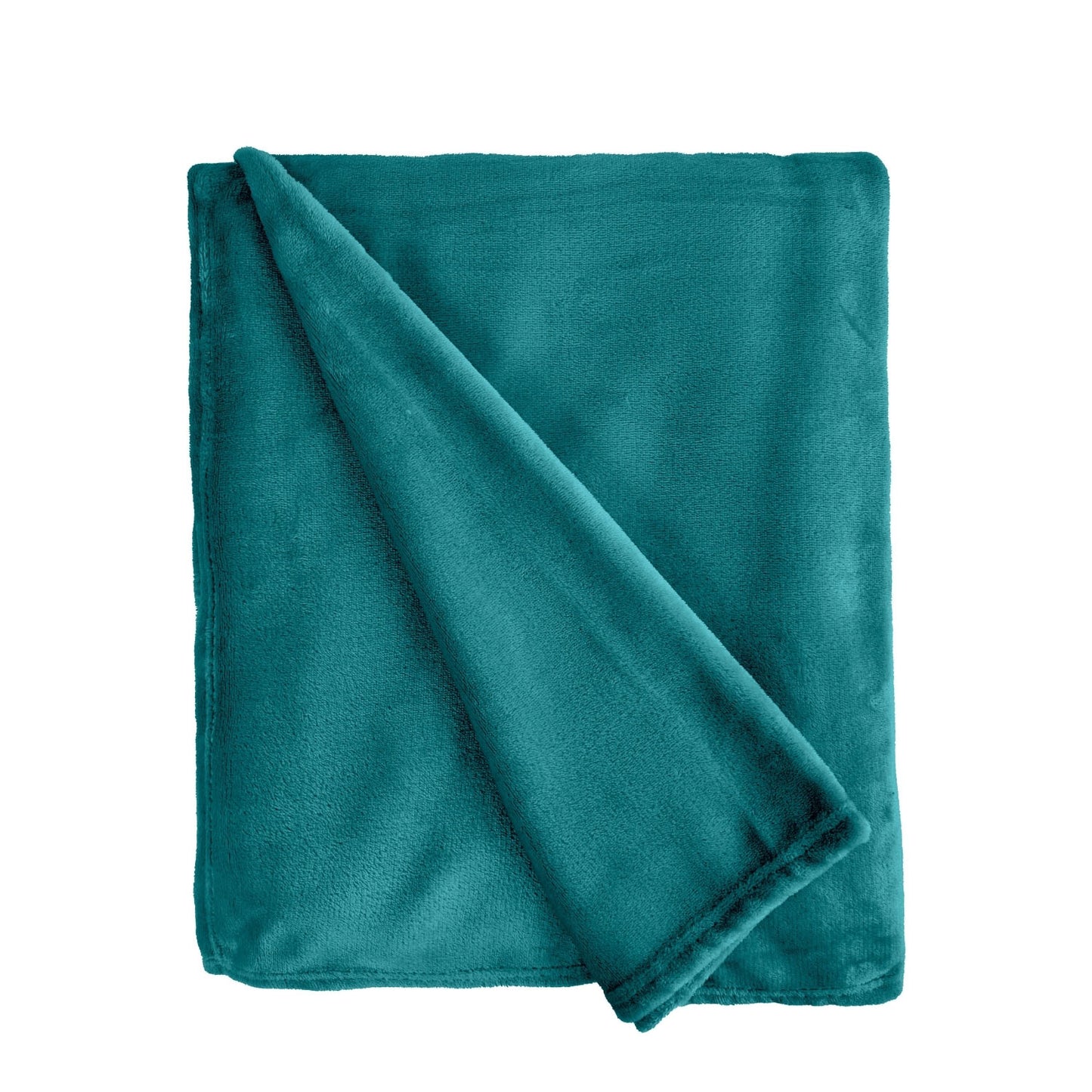 Emerald Green Snug Fleece Blanket Throw