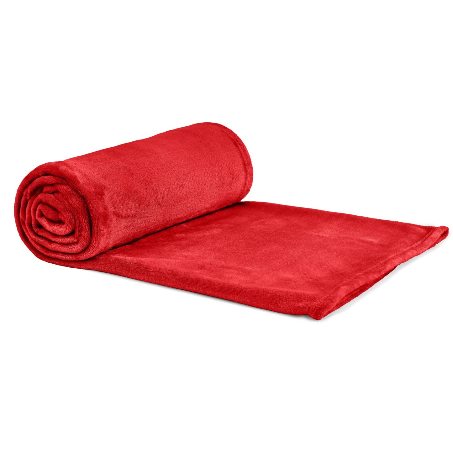 Red Snug Fleece Blanket Throw