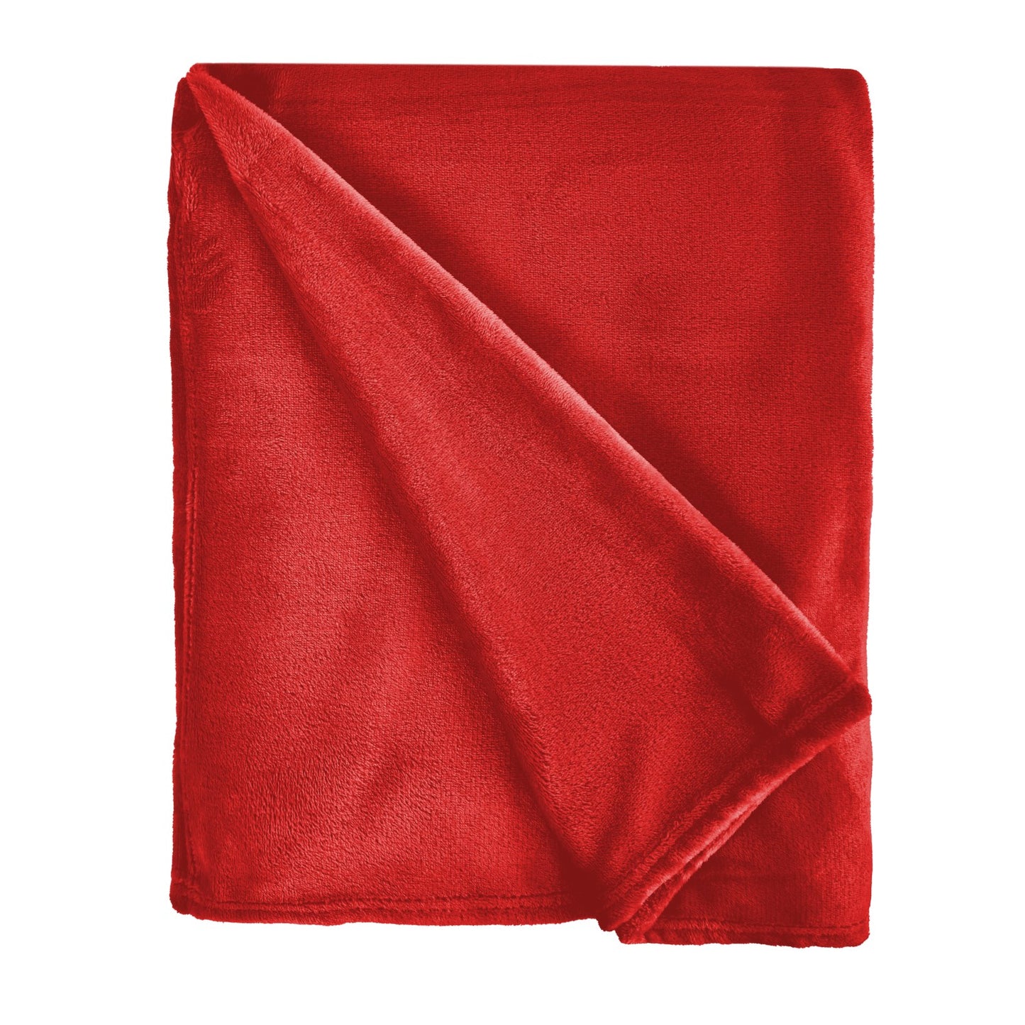 Red Snug Fleece Blanket Throw