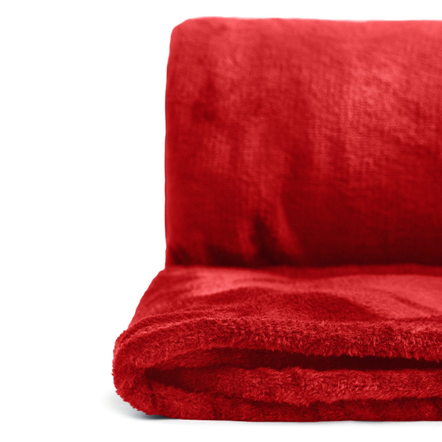 Red Snug Fleece Blanket Throw