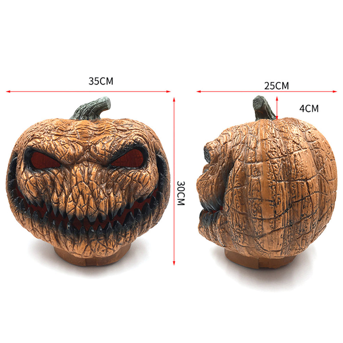 Halloween LED Spooky Light Up Pumpkin 30cm