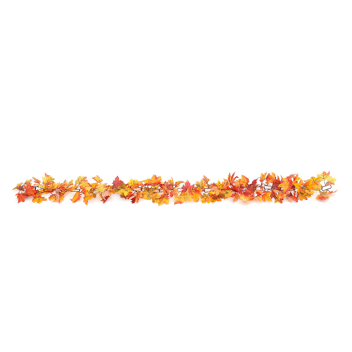 Maple Leaves Garland with LED Lights 170cm