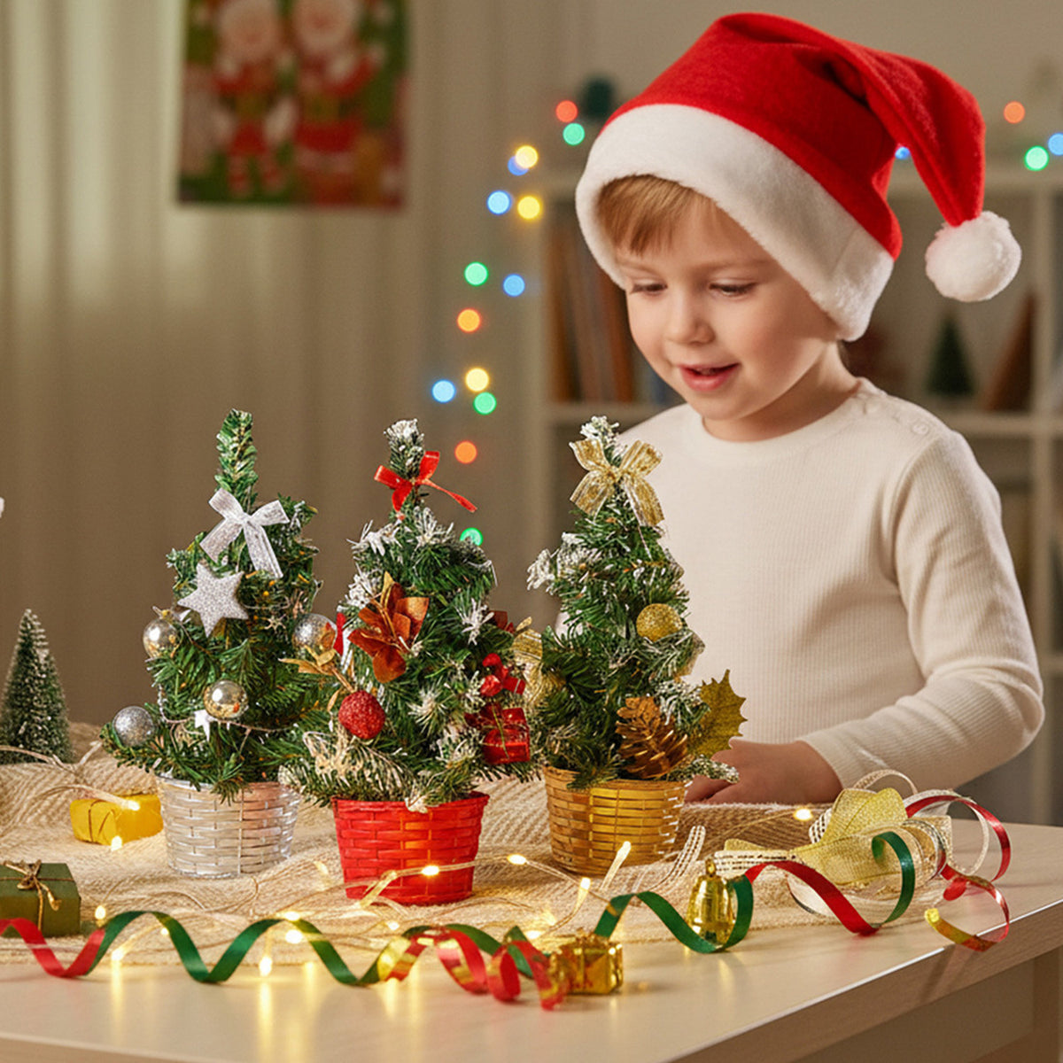 Tabletop Artificial Christmas Tree 3 Piece