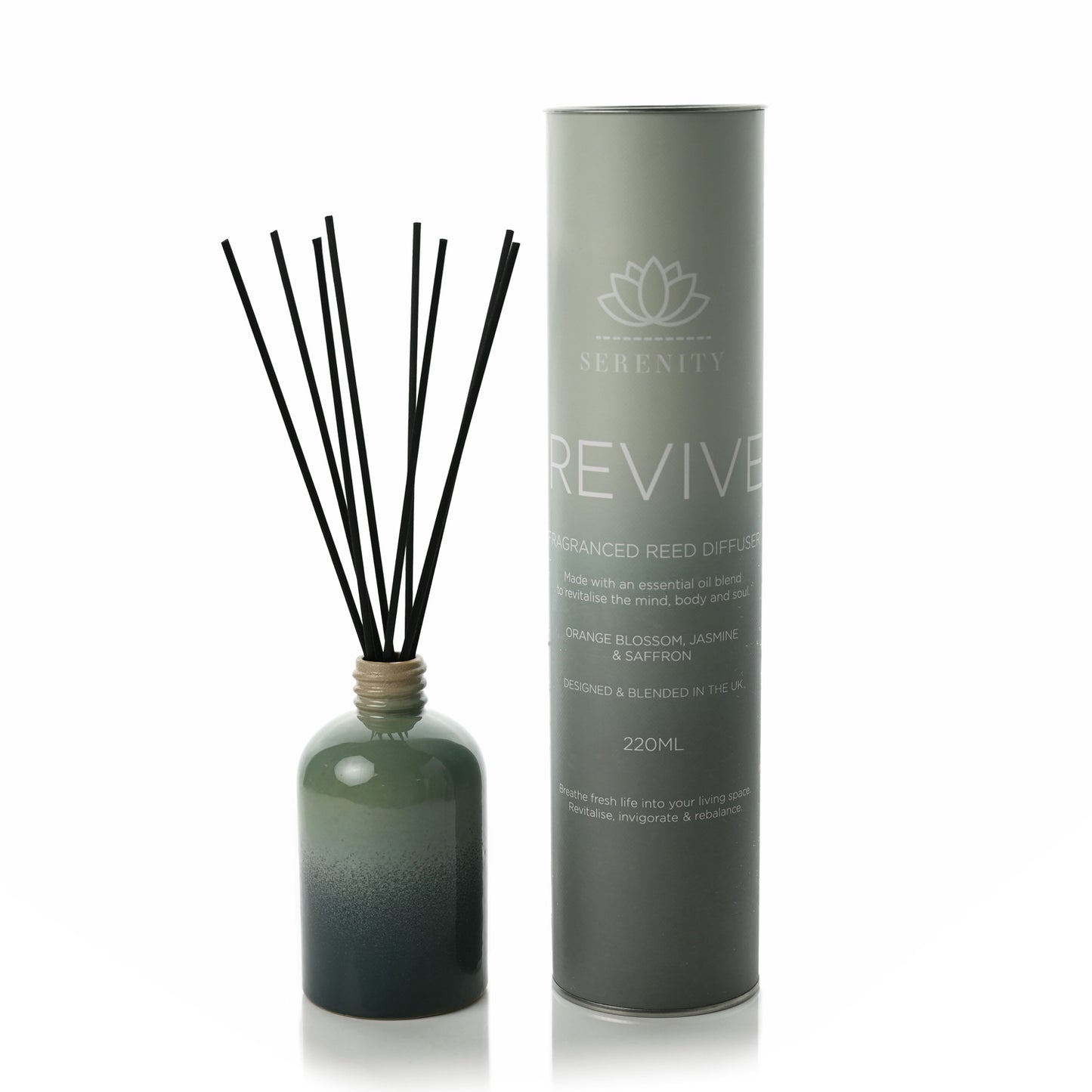 Revive Ceramic Orange Jasmine Diffuser 220ml