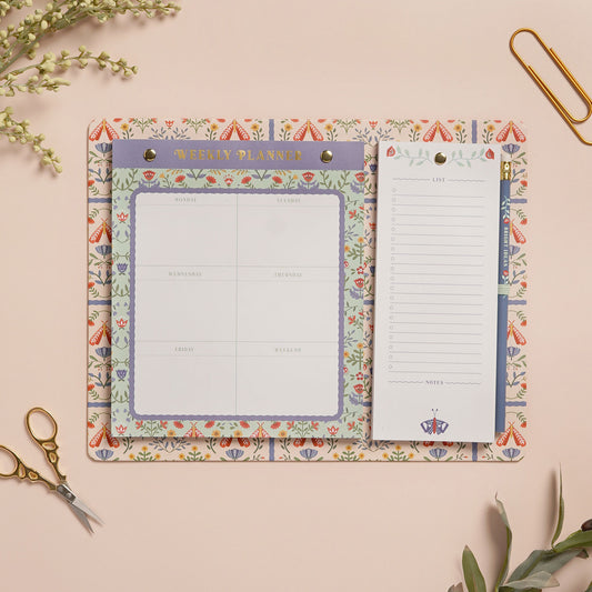 Sophia Lane Floral Weekly Planner and To-Do List