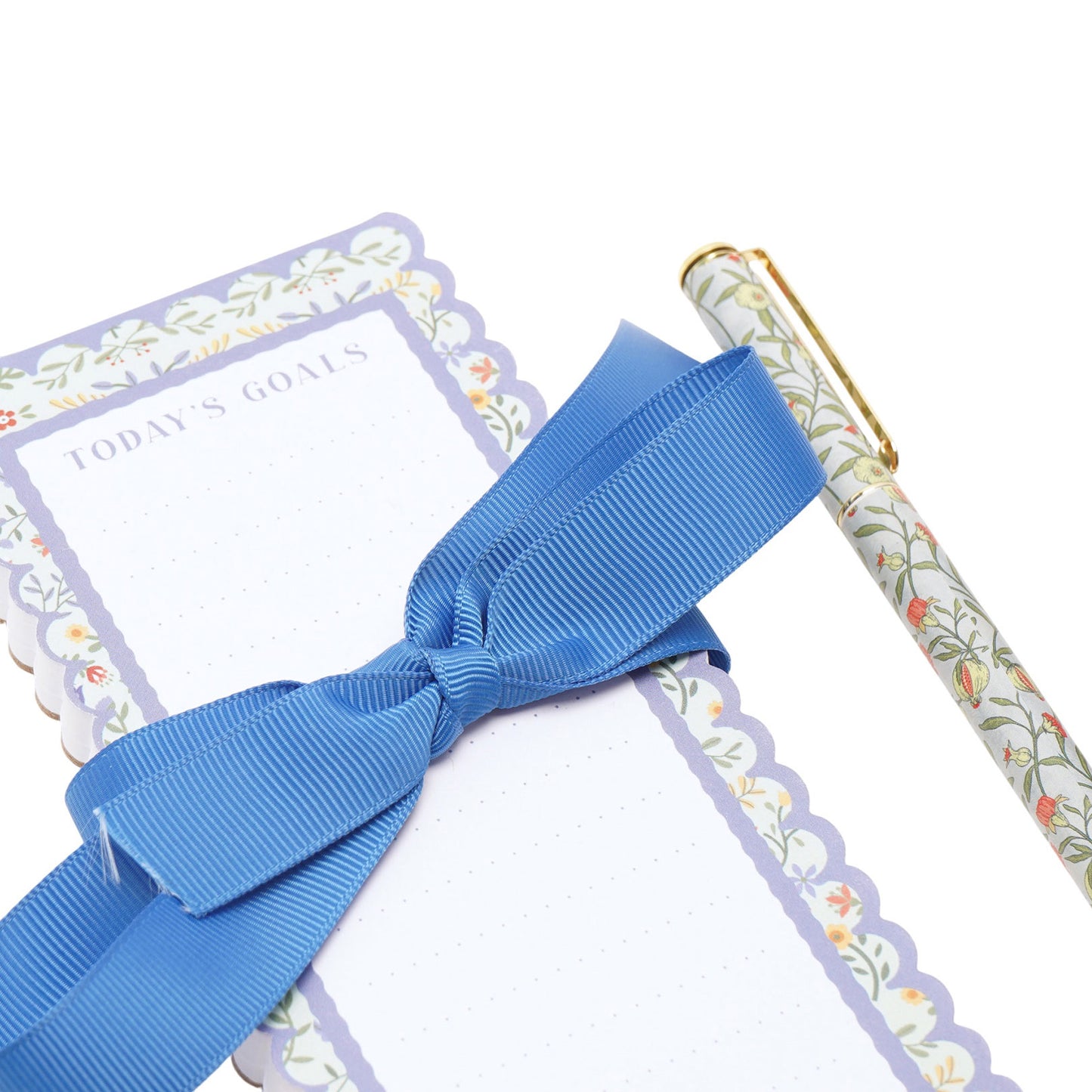 Sophia Lane Floral Pen Pot Pen and Notebook Gift Set