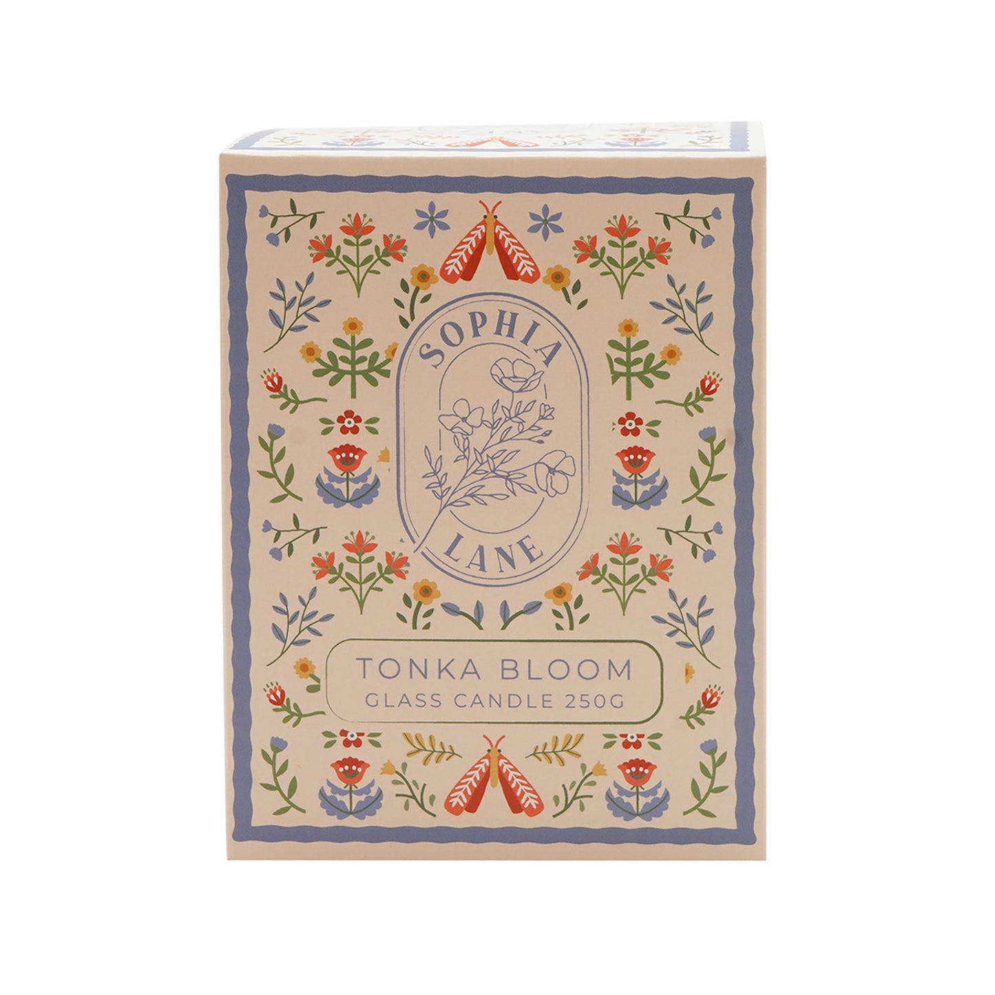 Sophia Lane Tonka Bloom Floral Candle 250g