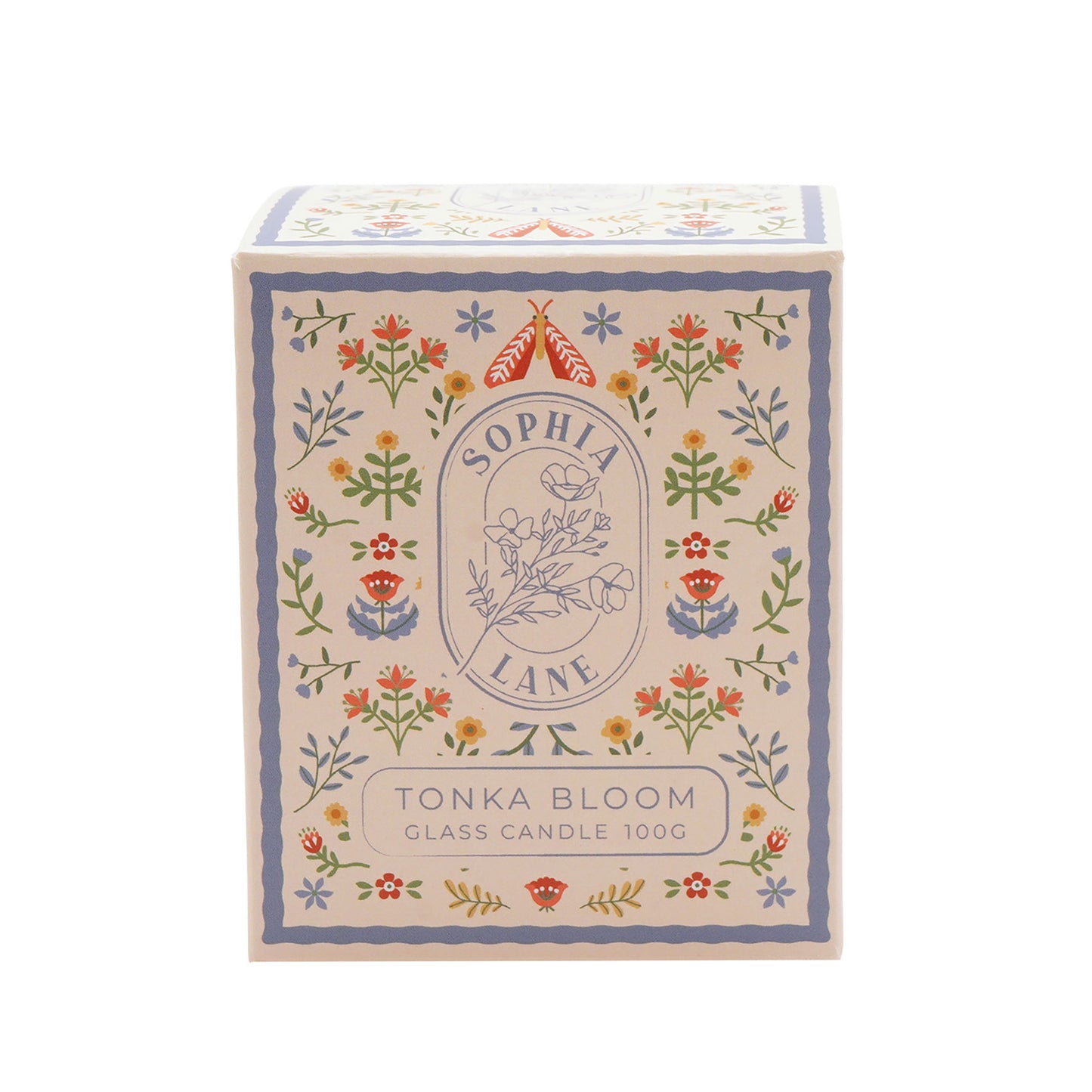 Sophia Lane Tonka Bloom Floral Candle 100g