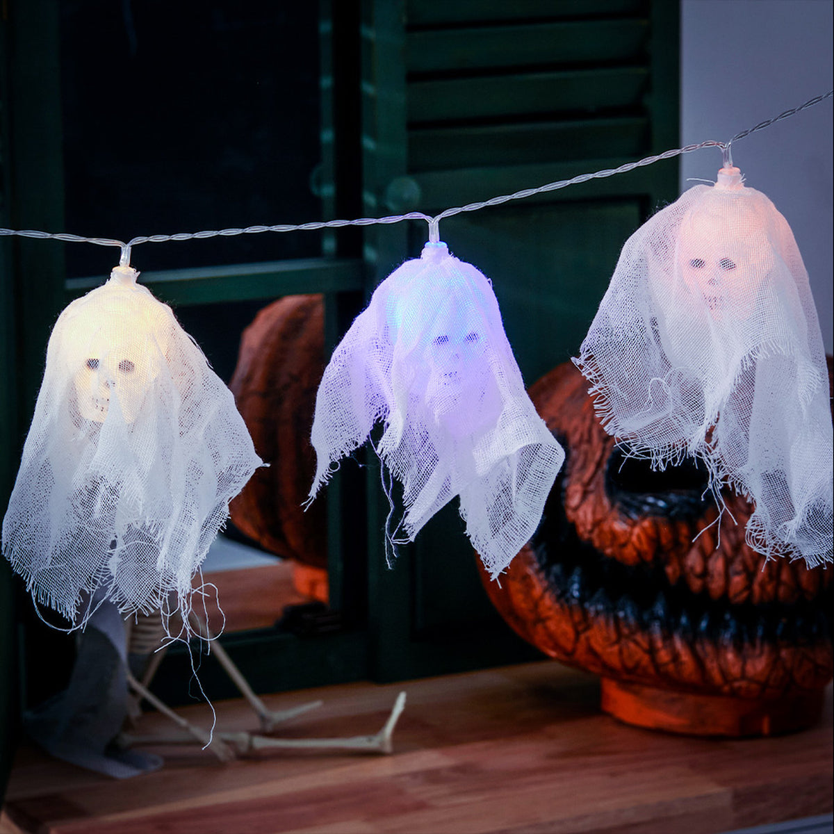 Halloween Skull 20 LED String Light 3m