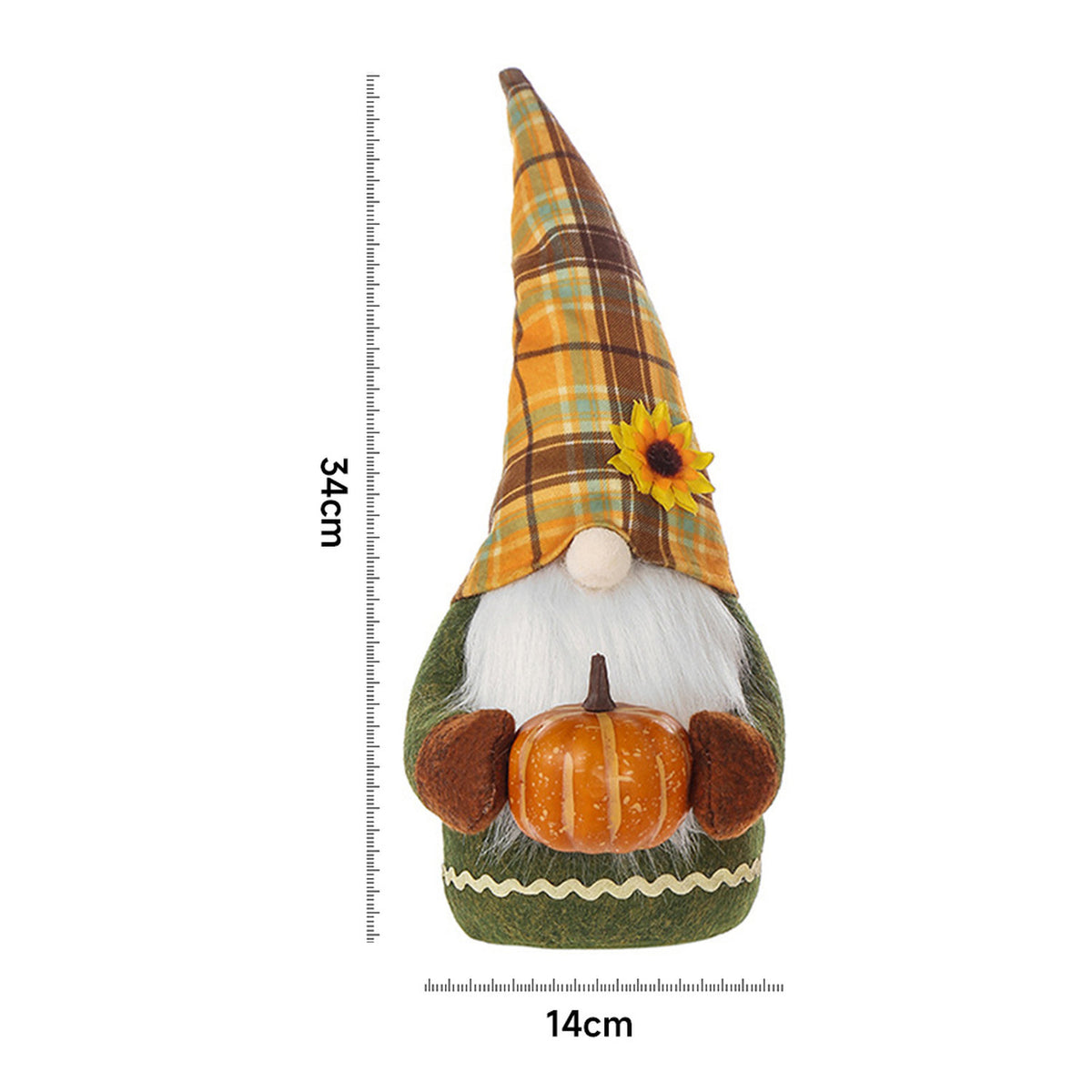 Autumn Harvest Handmade Gnome Ornament 34cm