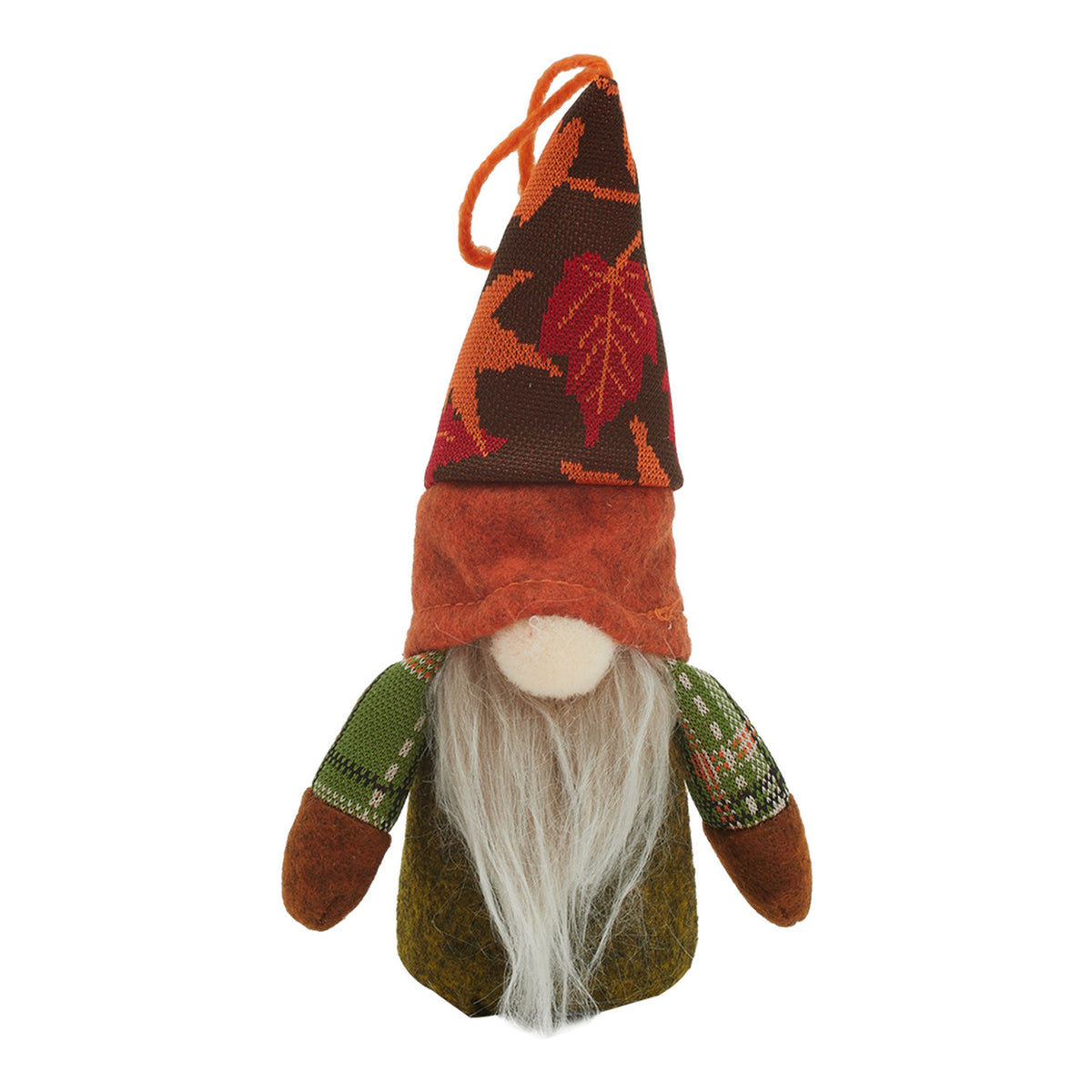 Autumn Harvest LED Handmade Maple Gnome Ornament 17cm