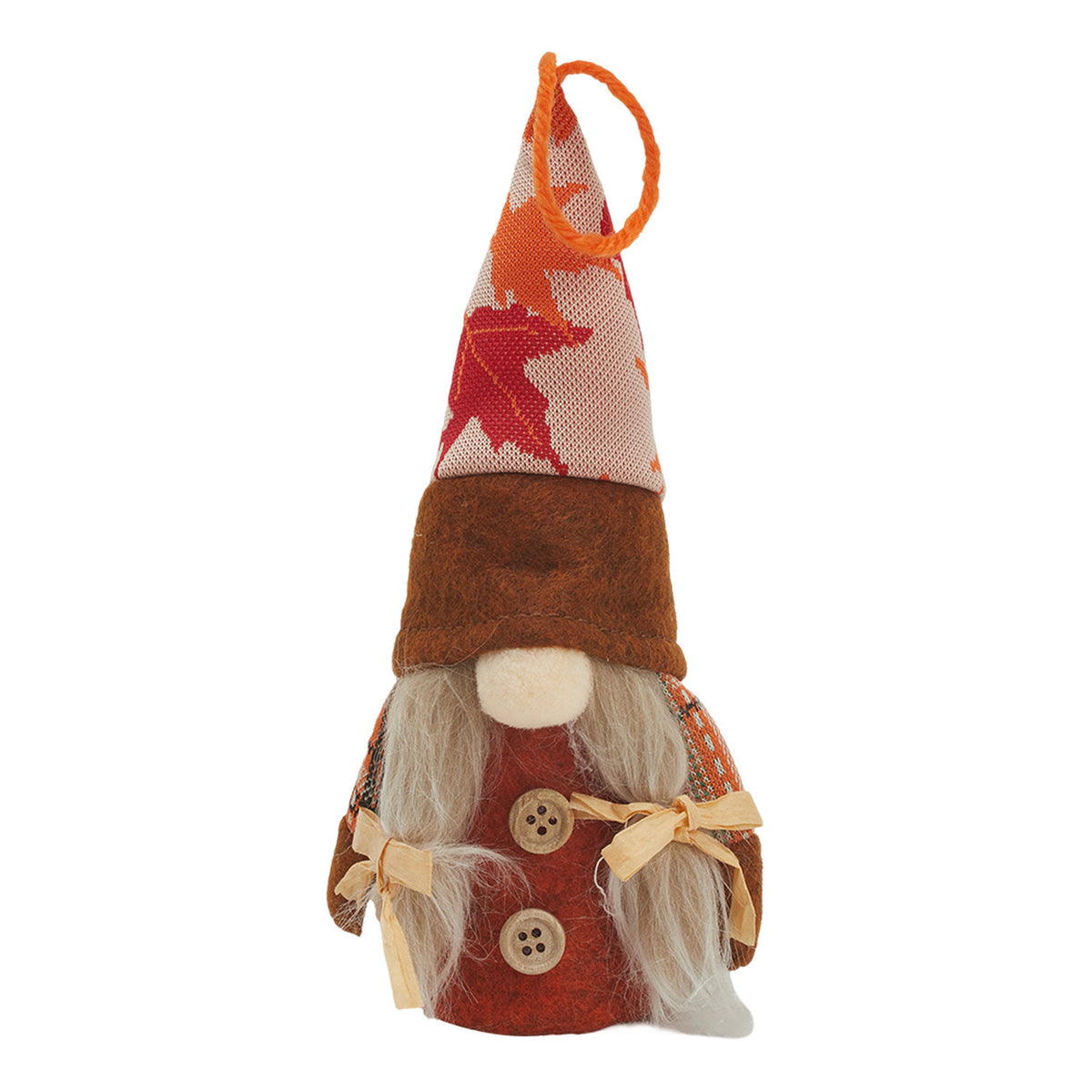 Harvest Maple LED Gnome Ornament 17cm