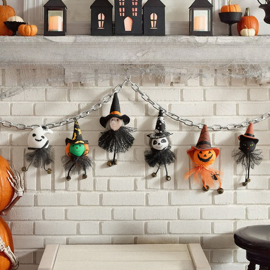 Halloween Hanging Doll 6 Piece