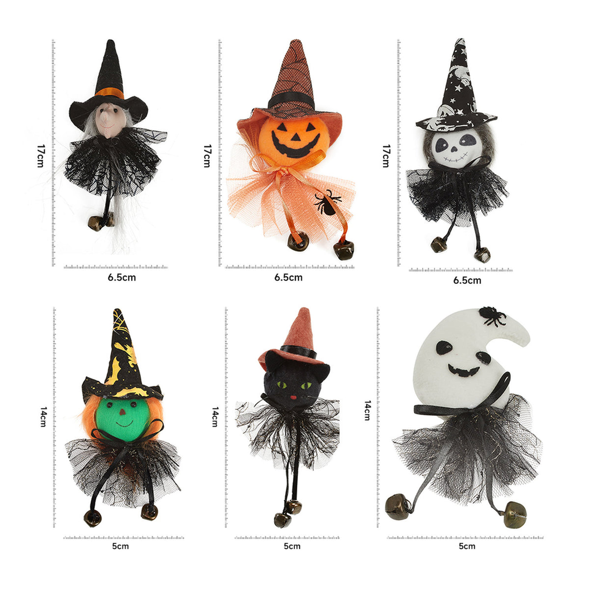 Halloween Hanging Doll 6 Piece
