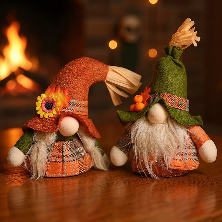 Faceless Gnome Home Ornament 2 Pack