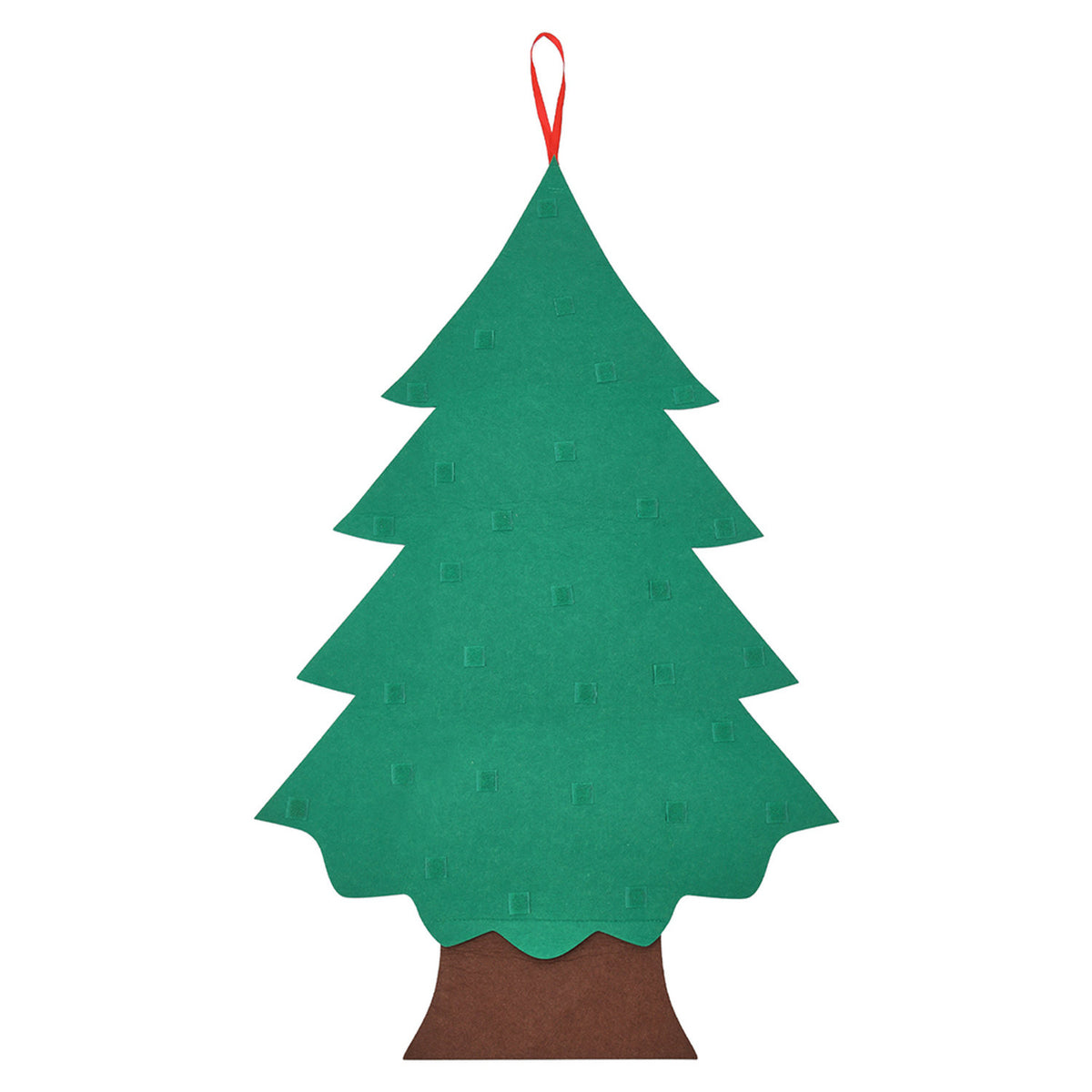 DIY Felt Christmas Tree with Detachable Ornaments