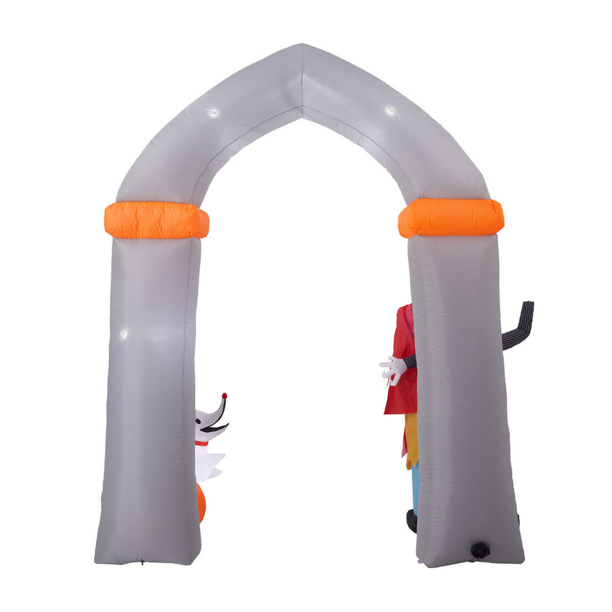Inflatable Halloween LED Jack Skellington & Sally Arch 10ft