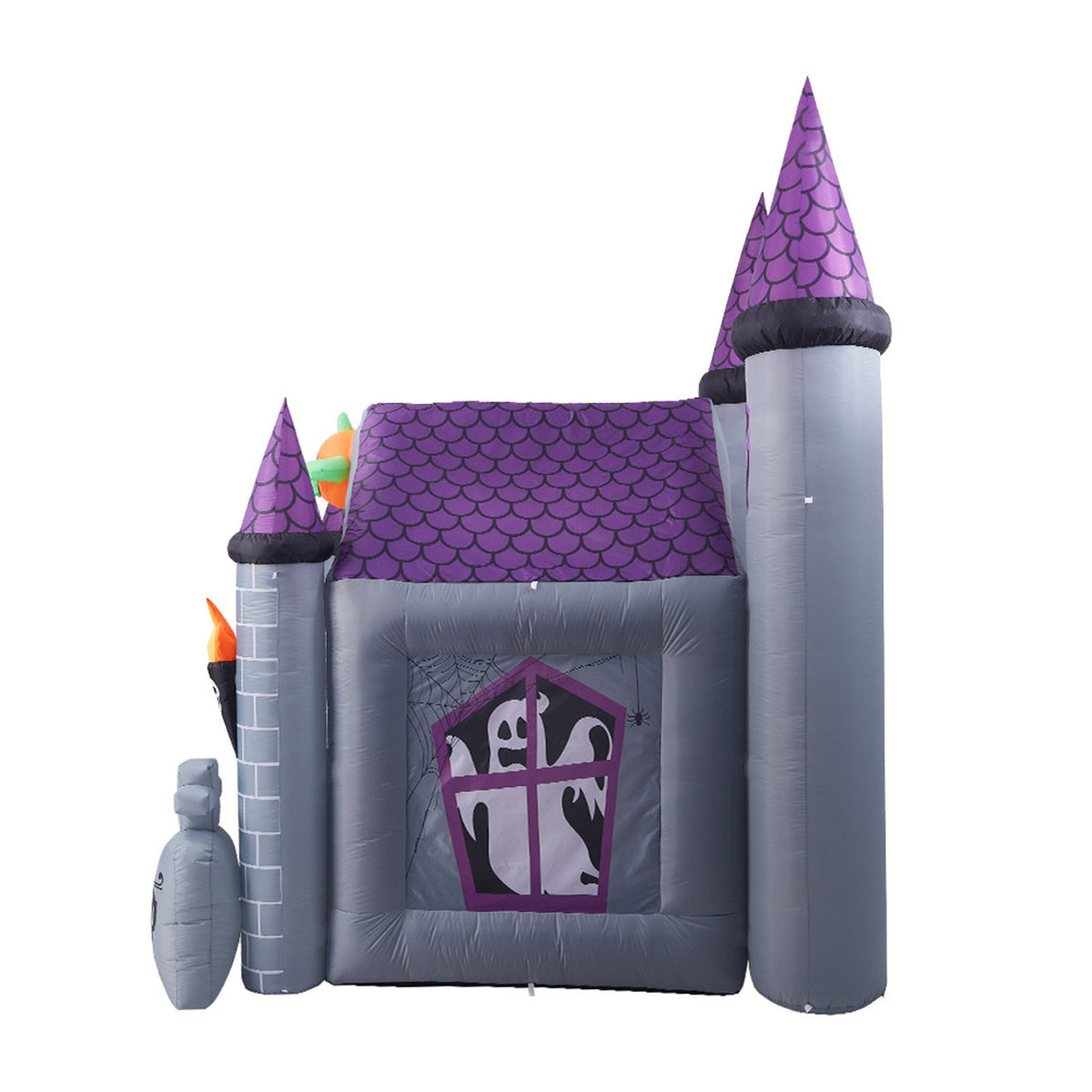 Inflatable Halloween LED Haunted House Castle 11ft