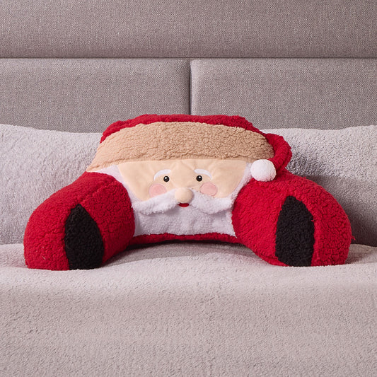 Teddy Fleece Santa Kids Cuddle Cushion
