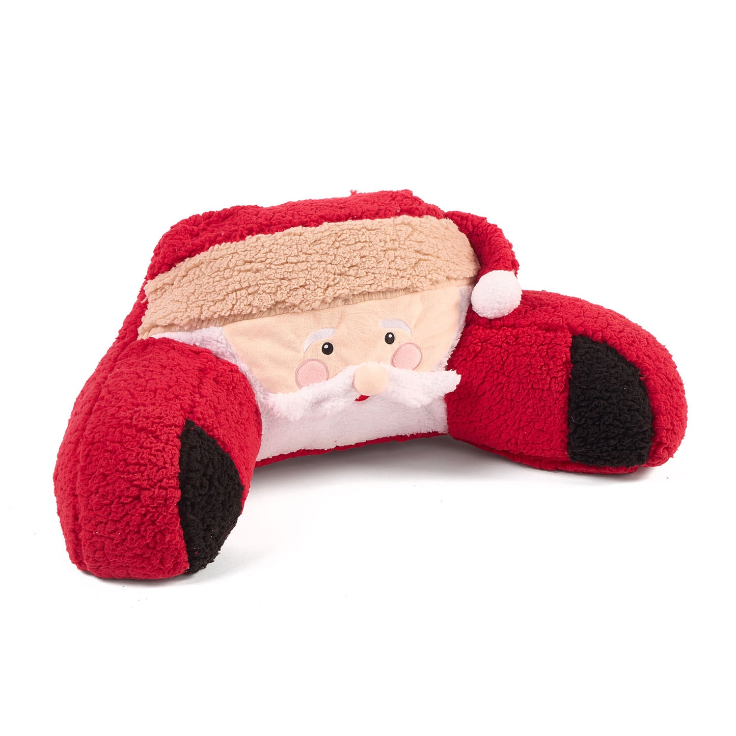 Teddy Fleece Santa Kids Cuddle Cushion