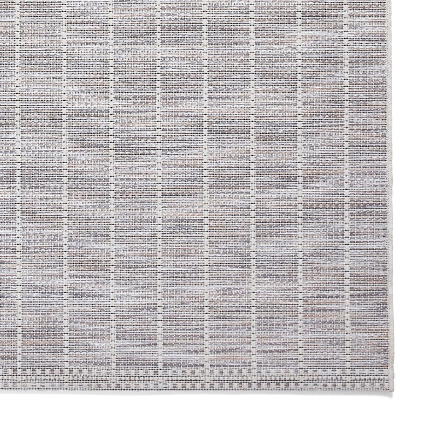 Santa Monica A041 Beige Stripe Outdoor Rug