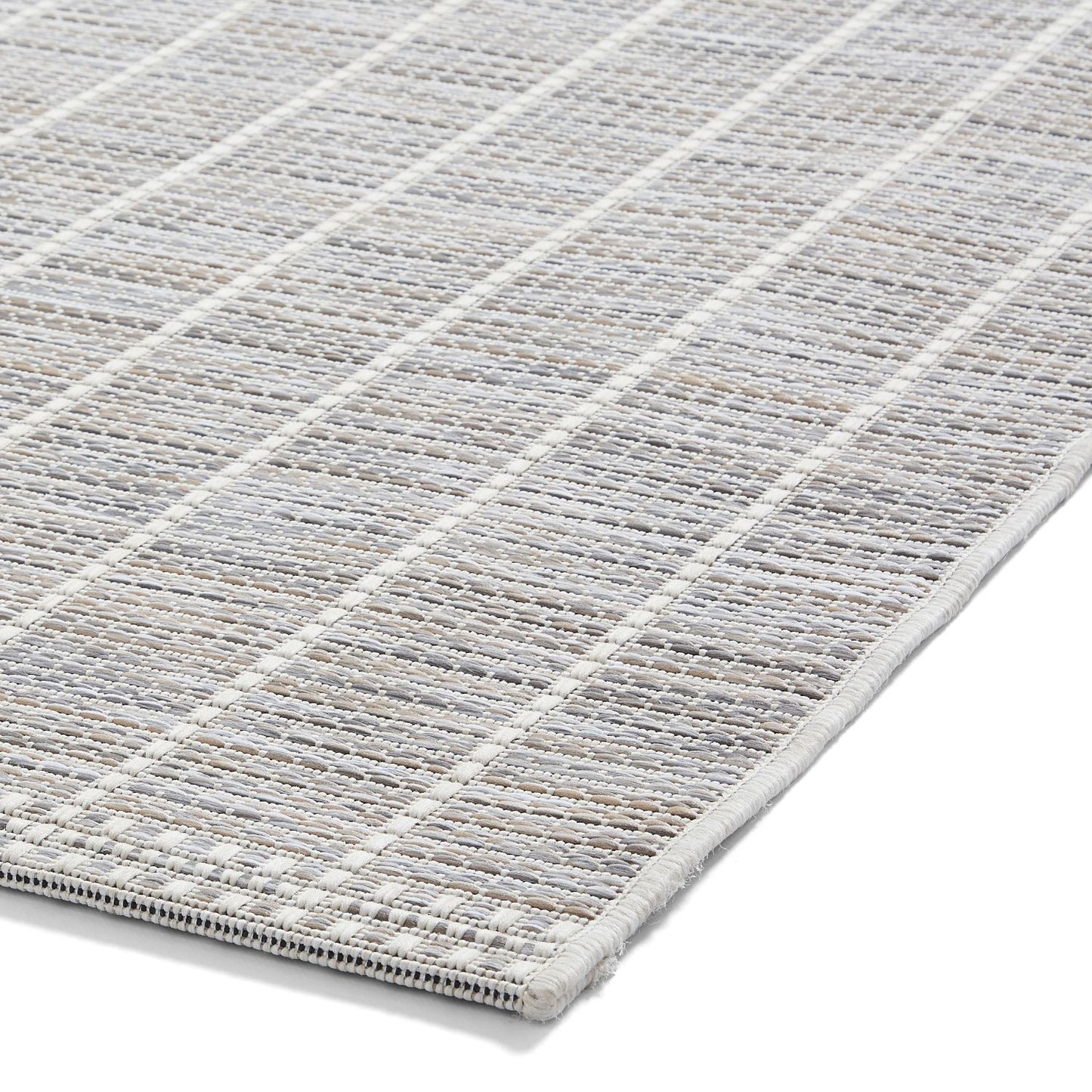 Santa Monica A041 Beige Stripe Outdoor Rug