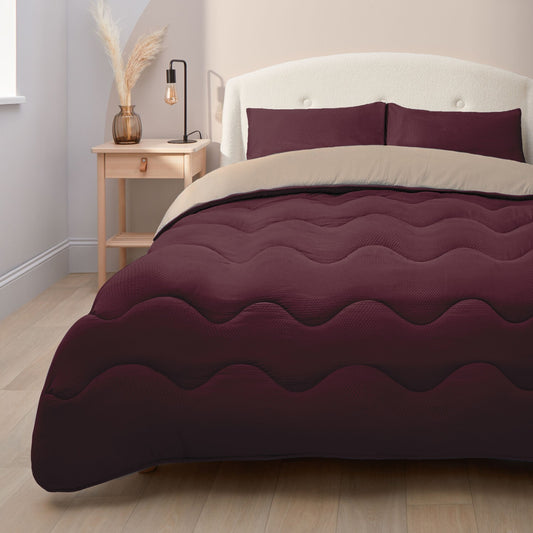Silentnight Berry Coverless 10.5 Tog Duvet And Pillowcase