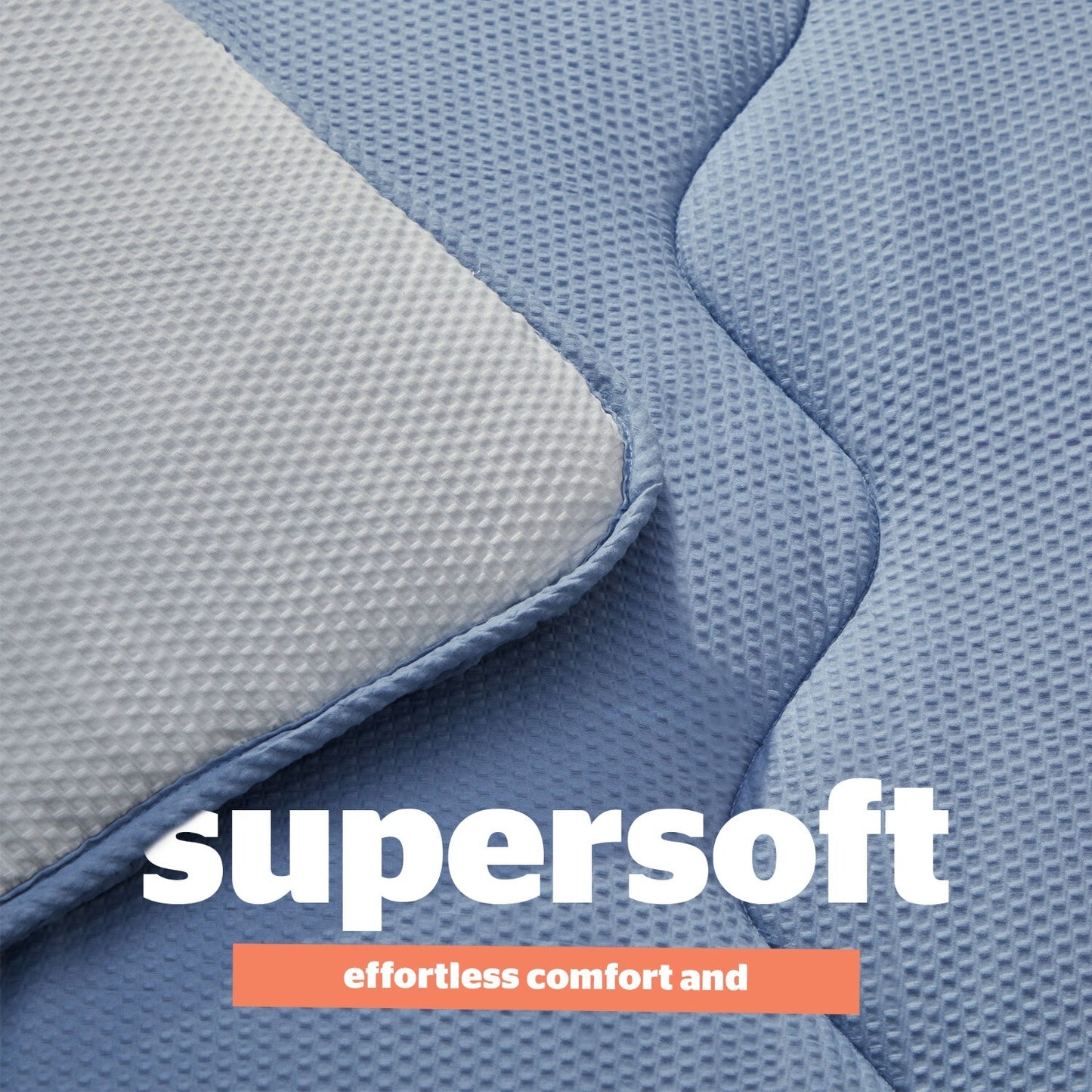 Silentnight Blue Coverless 10.5 Tog Duvet And Pillowcase