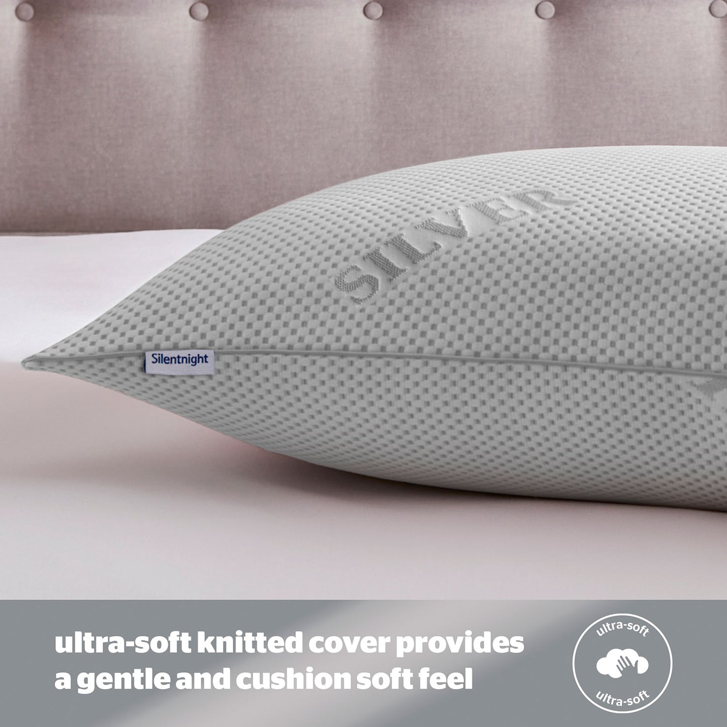 Silentnight Wellbeing Silver Anti Allergy Pillow