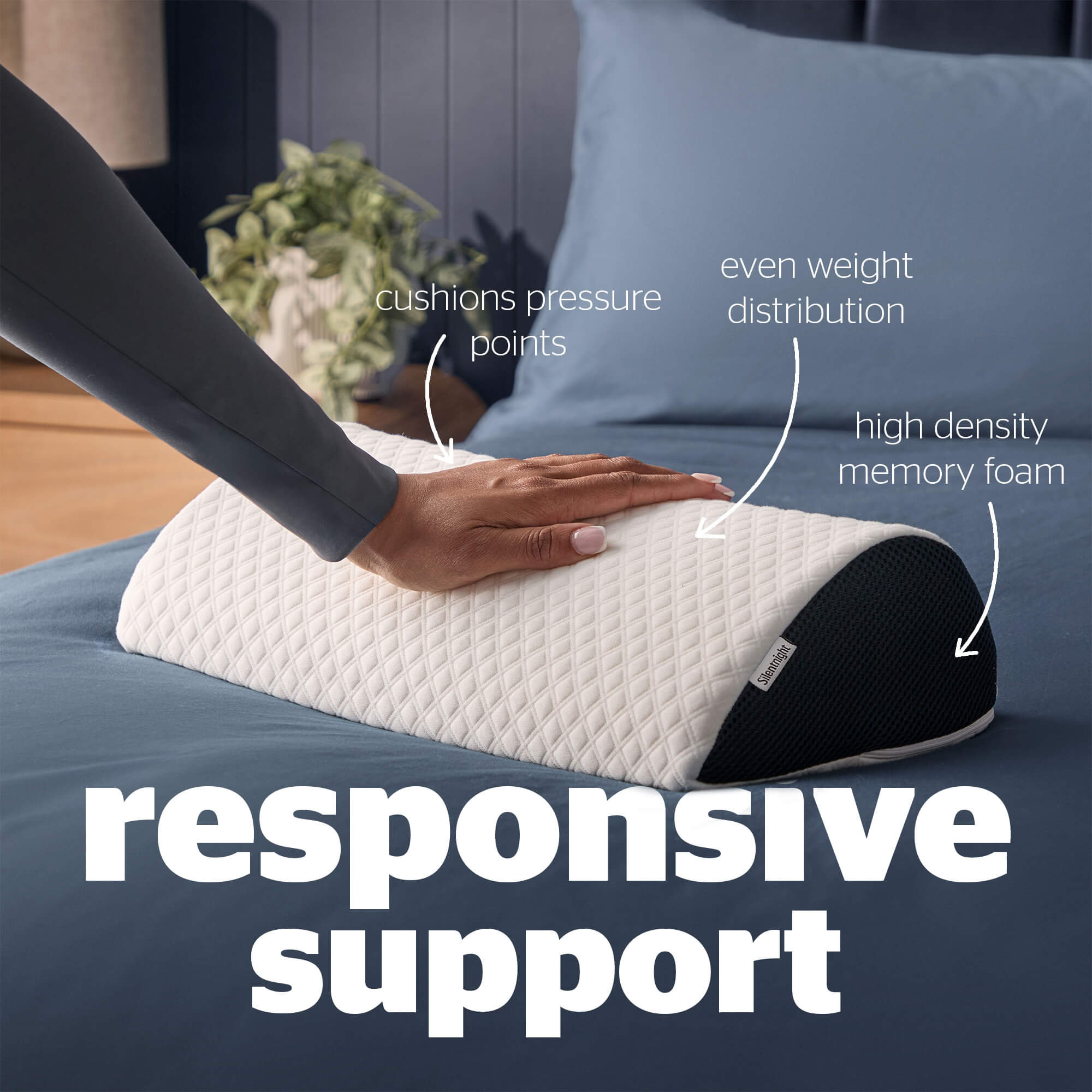 Silentnight Sleep Therapy Lumbar Pillow | Julian Charles