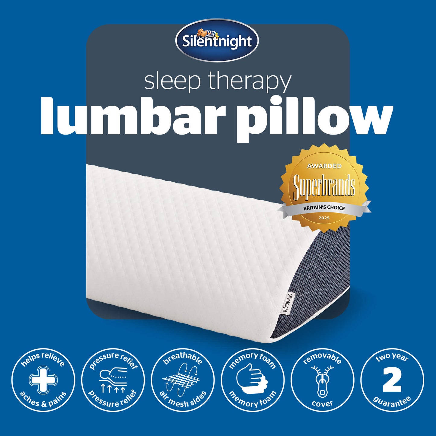Silentnight Sleep Therapy Lumbar Pillow
