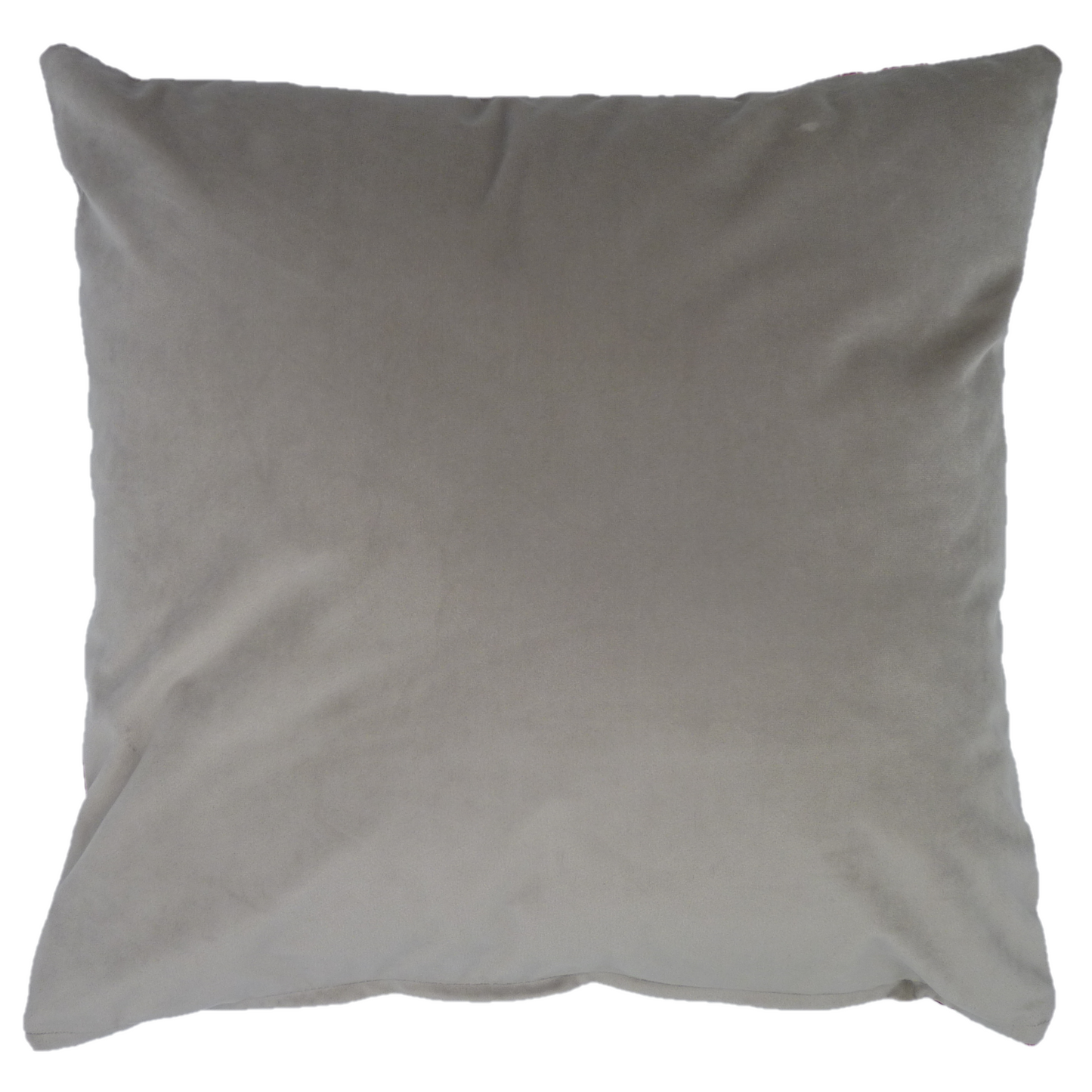 Snowy Houses Mink Velvet Cushion Cover (45cm x 45cm)