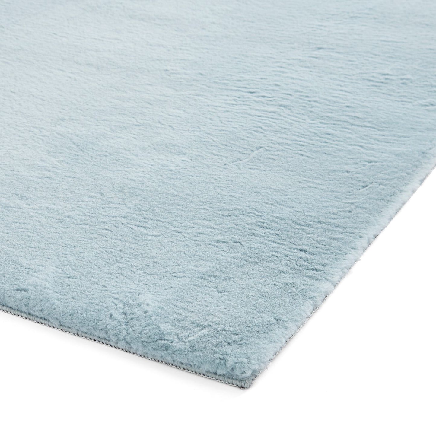 Snug Rug Blue Plain Shaggy Rug