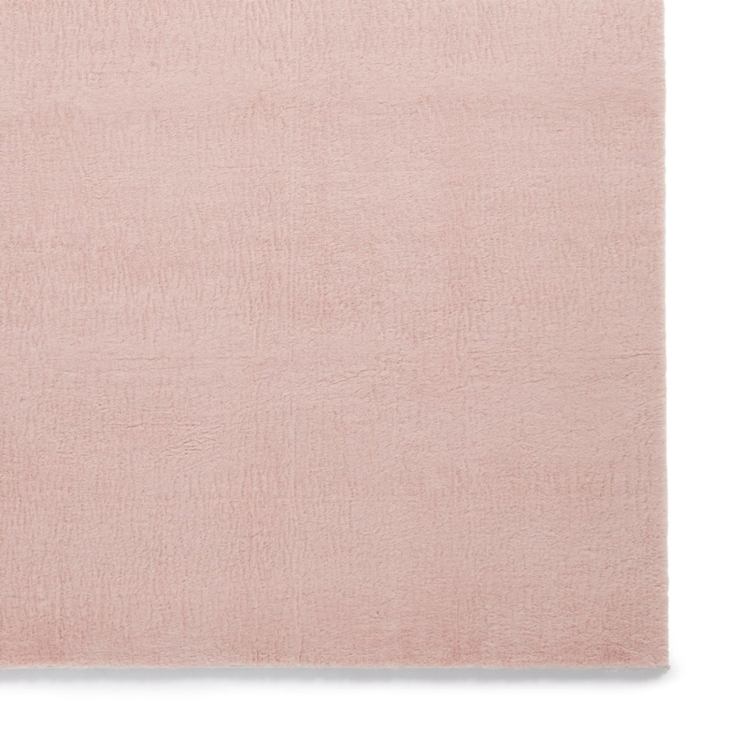 Snug Rug Blush Pink Plain Shaggy Rug