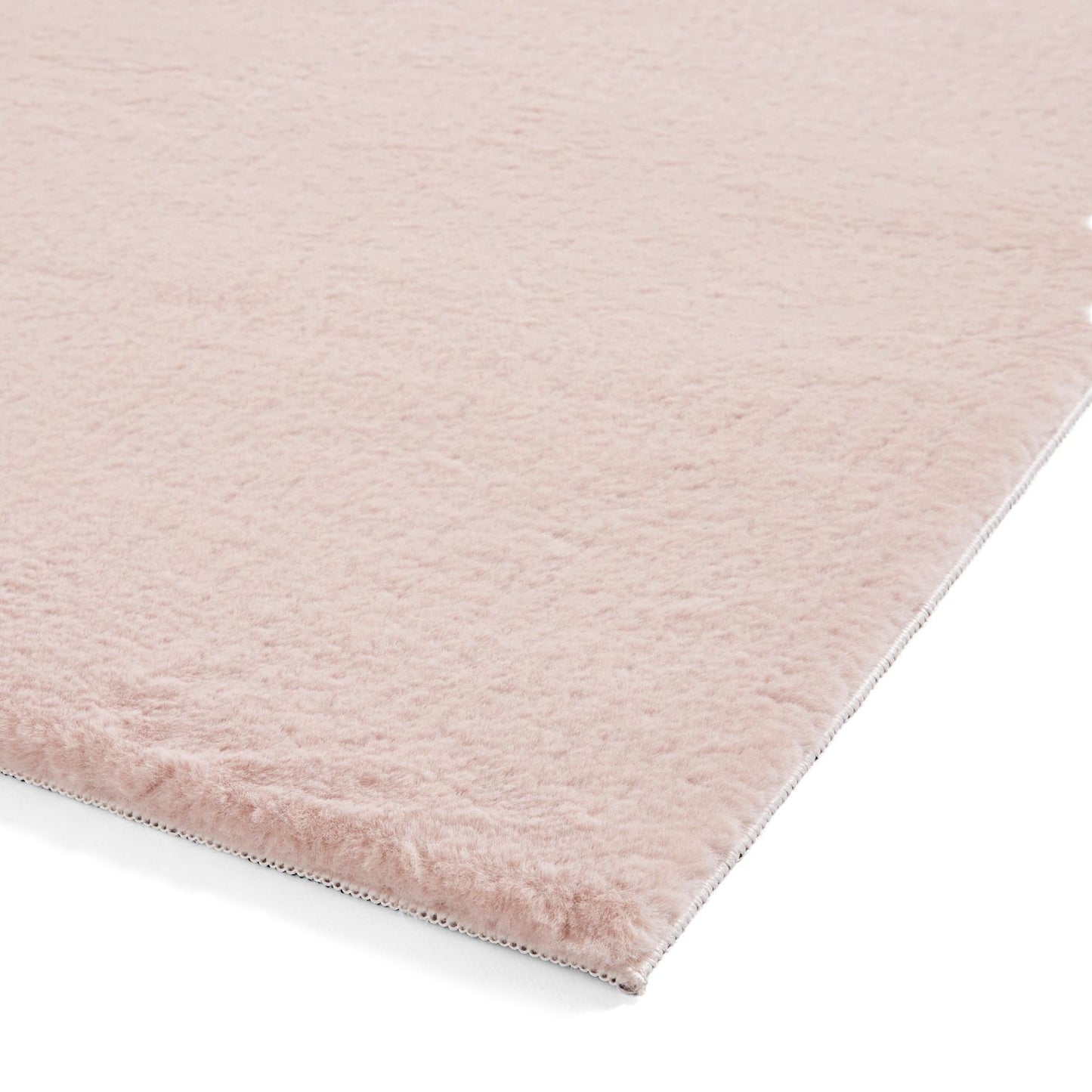 Snug Rug Blush Pink Plain Shaggy Rug