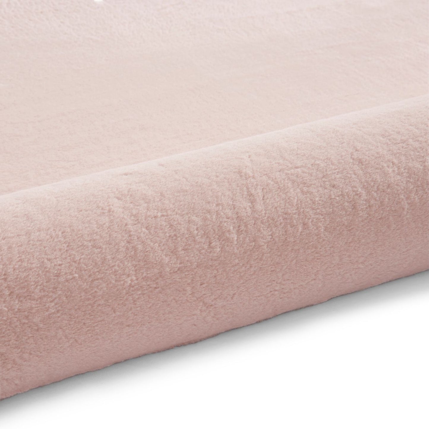 Snug Rug Blush Pink Plain Shaggy Rug