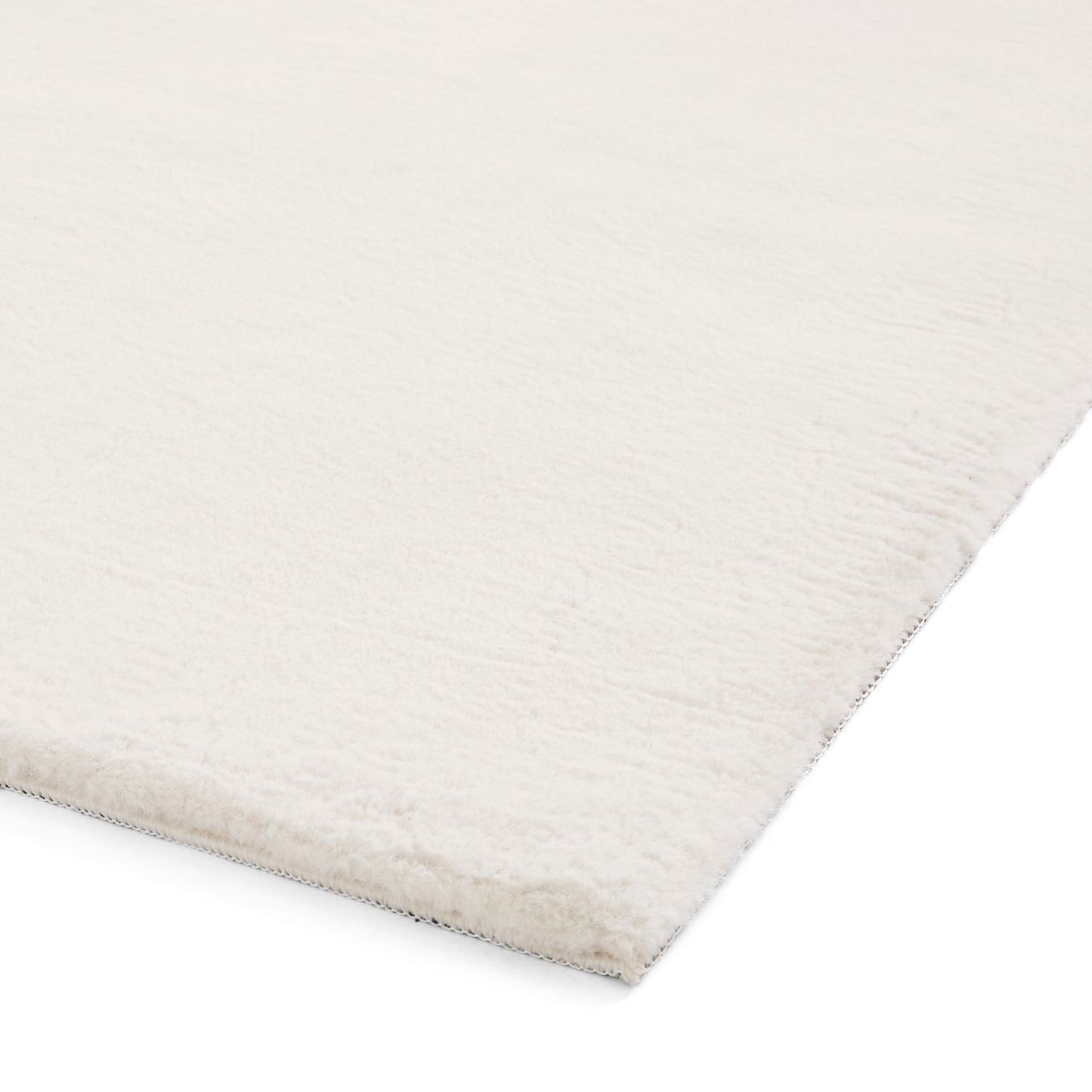 Snug Rug Cream Plain Shaggy Rug