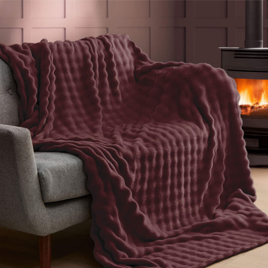 Silentnight Snugsie Berry Bubble Fleece