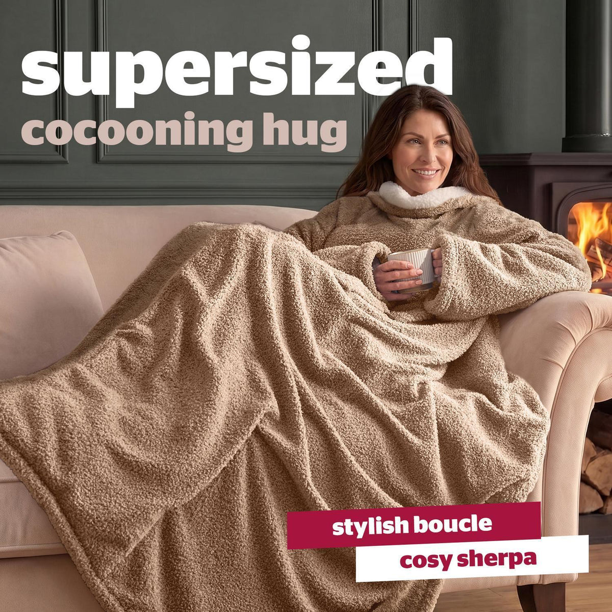 Silentnight Snugsie Natural USB Wearable Blanket