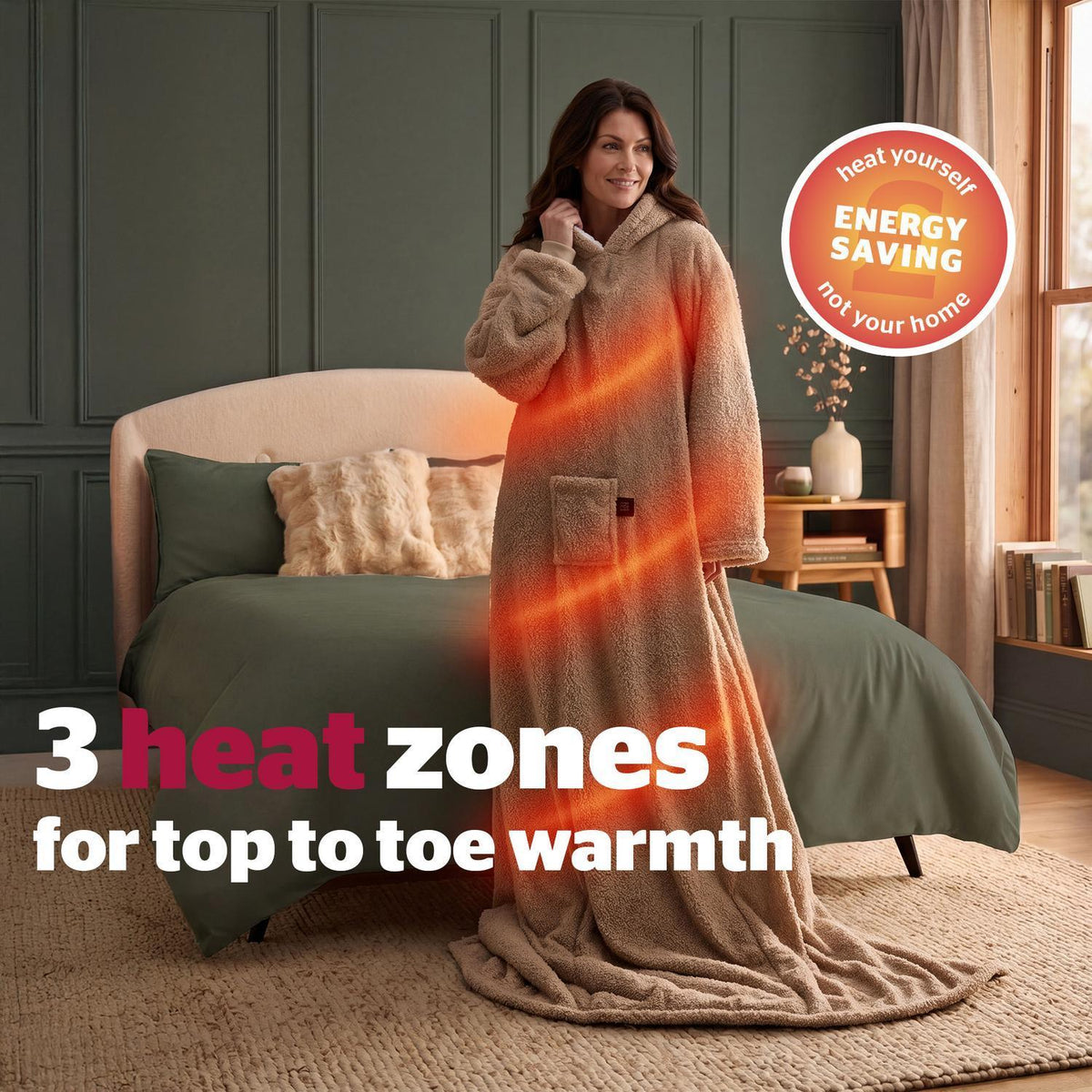 Silentnight Snugsie Natural USB Wearable Blanket