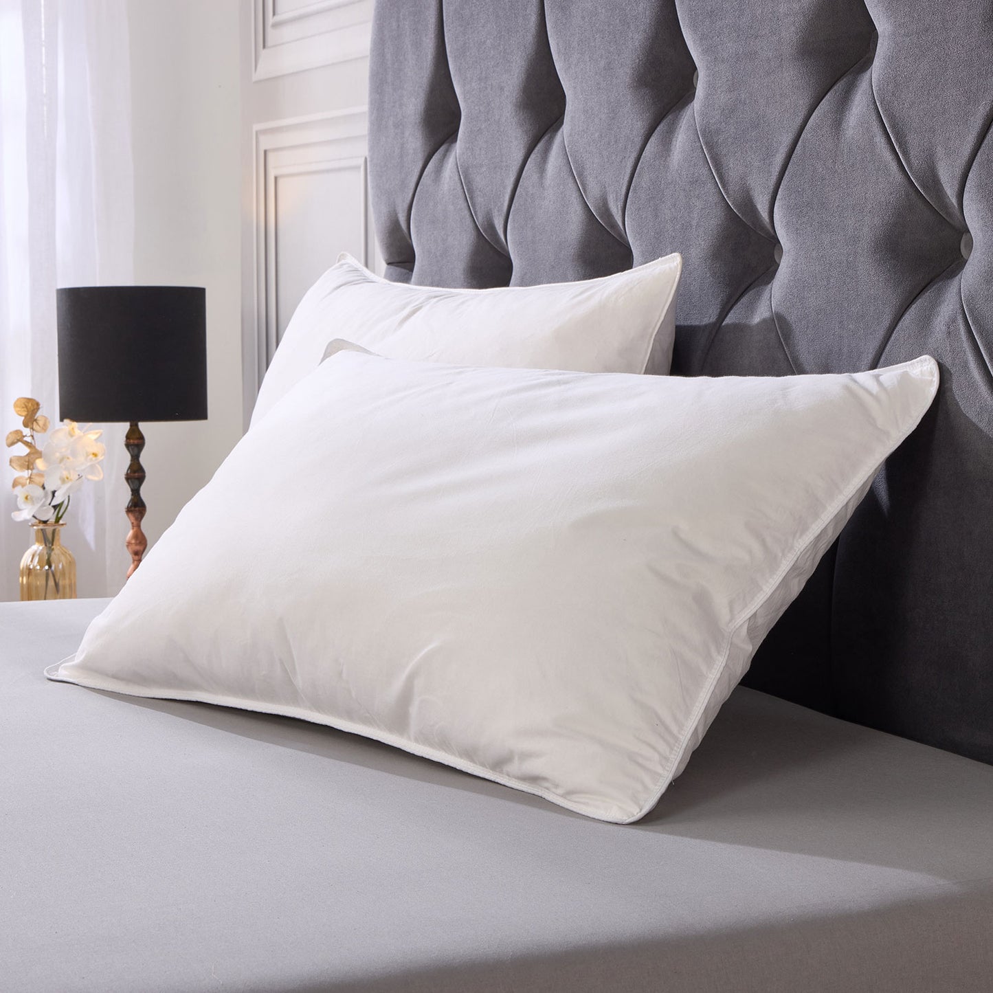 Hotel Collection Softened Duck Feather Pillow Pair