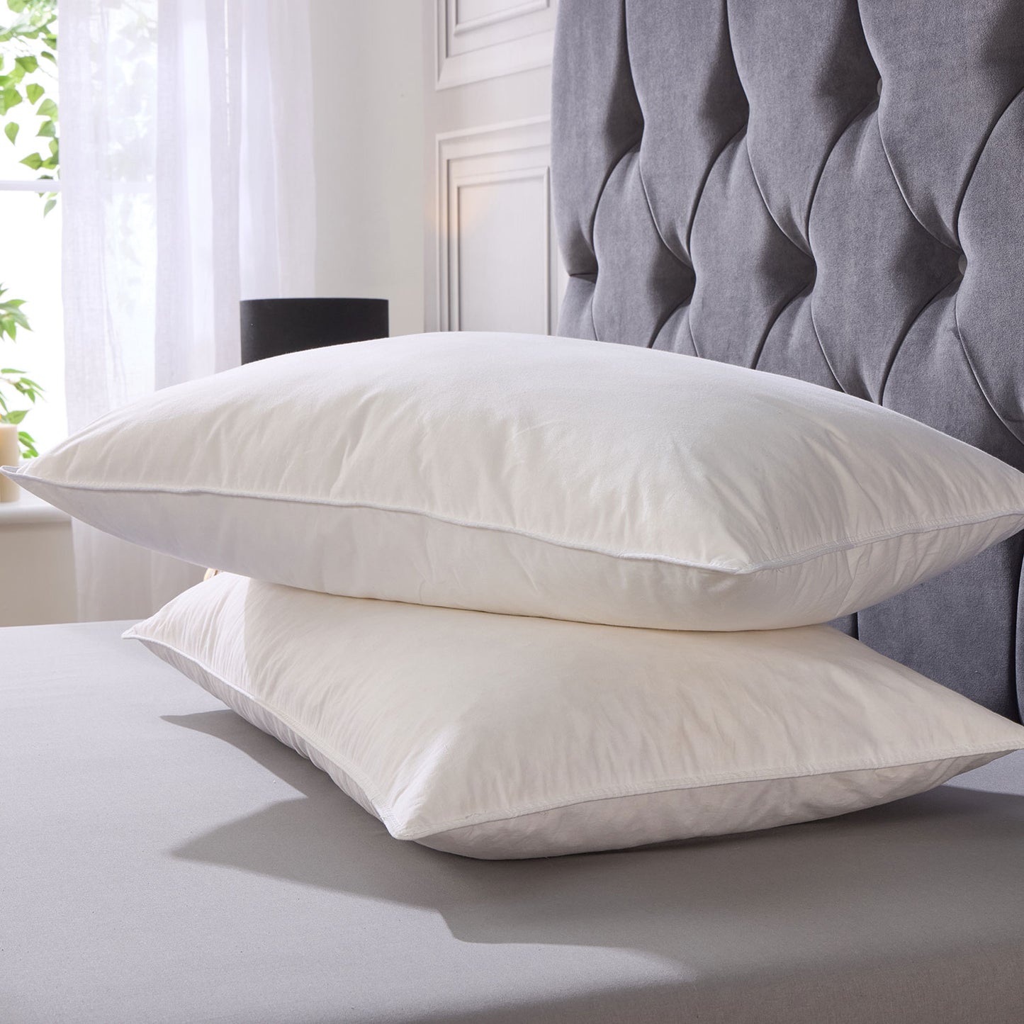 Hotel Collection Softened Duck Feather Pillow Pair
