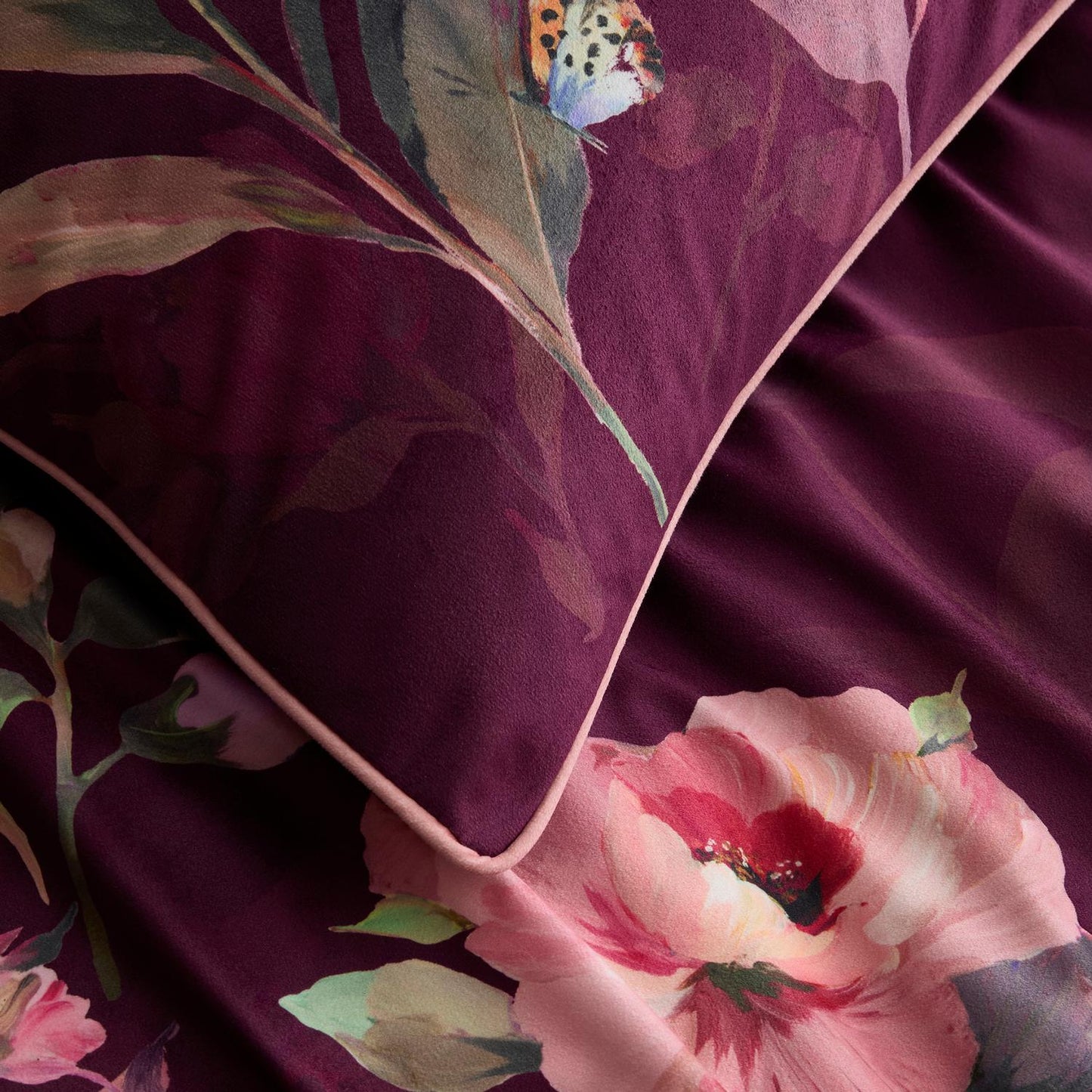 Tatiana Berry Velvet Duvet Set