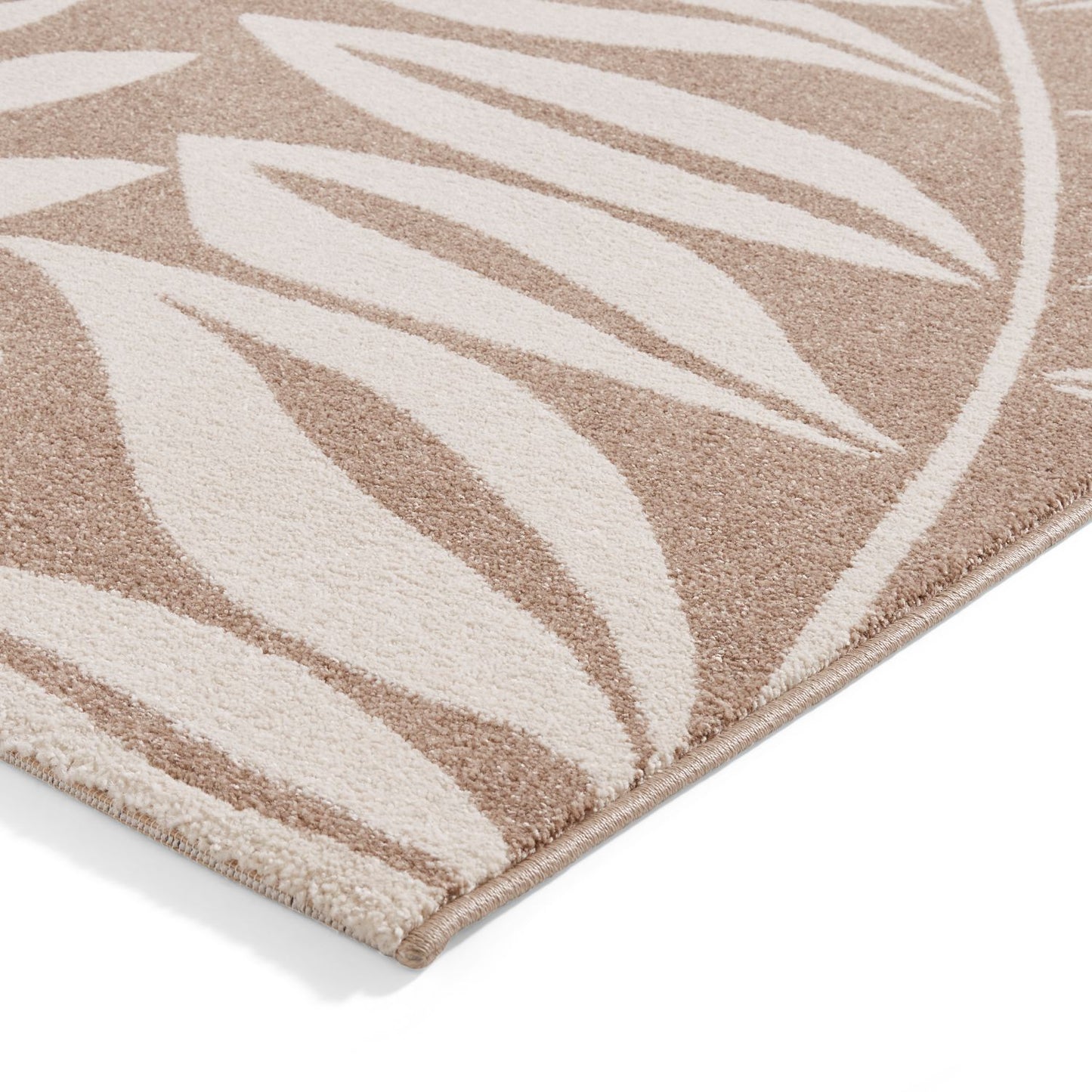 Catherine Lansfield Sorral Leaves Natural Rug