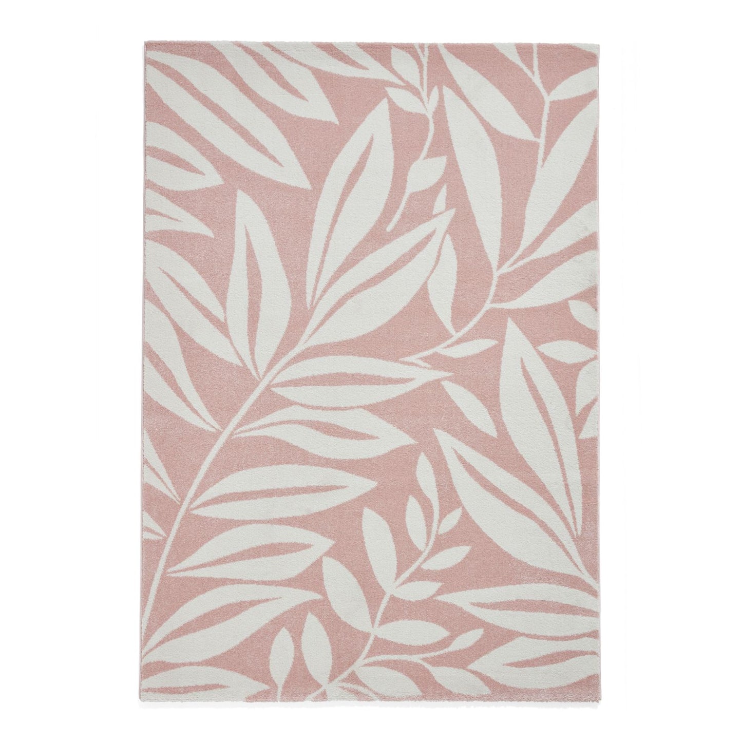 Catherine Lansfield Sorral Leaves Rose Rug